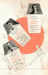 Ricette di cocktail, ca. 1935 1935.