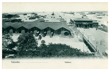 Porto di Colombo, Ceylon, inizio XX secolo