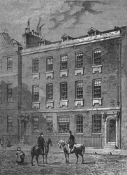 Casa del Colonnello Blood, Westminster, Londra, c1870 1878