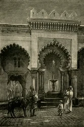 Colonnato della Moschea di Djamaa-El-Kebir, Algeri, 1890