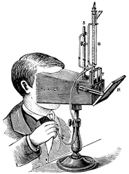 Colorimetro, dopo un disegno di Labilliardiere con modifiche di Salleron, 1871