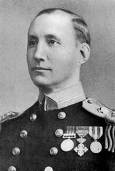 Comandante Sir Charles R Blane, marinaio britannico, c1920