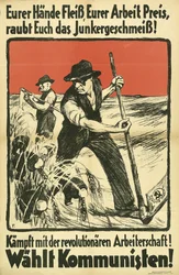 Manifesto elettorale comunista del KPD, ca. 1931