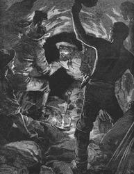 Completamento del Tunnel del San Gottardo sotto le Alpi, 1880