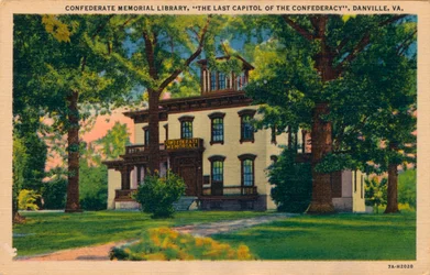 Biblioteca commemorativa confederata, Danville, Virginia, 1938