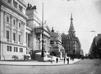 Sala del Congresso e Avenida Callao, Buenos Aires, Argentina