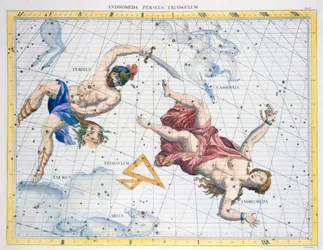 Costellazioni di Perseo e Andromeda, 1729