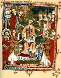 Incoronazione di un re, inizi del XIV secolo, 1893