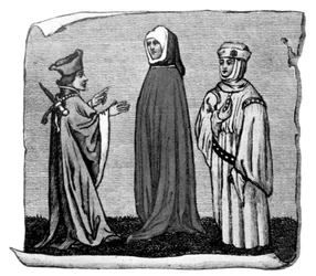 Costume, XIV secolo, 1910