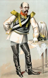 Conte Otto von Bismarck, statista prussiano-tedesco, 1870
