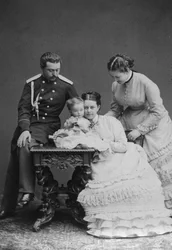 Conte Sergei Sheremetev e Contessa Ekaterina Sheremeteva e famiglia, anni 1870