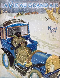 Copertina per il numero di Natale della rivista La Vie au Grand Air