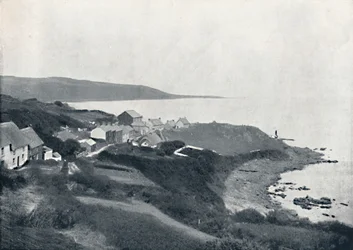 Coverack - La Baia e il Villaggio, 1895