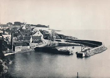 Crail - Il villaggio e il porto, 1895