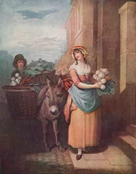 Grida di Londra Tavola 13: Rape e carote, Carottes & Navets, 1797. 1911