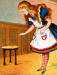 Sempre più curioso, gridò Alice, c1900