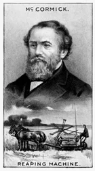 Cyrus Hall McCormick, agricoltore irlandese-americano, inventore, uomo d