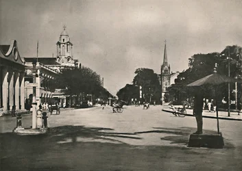 Via Dalhousie, Rangoon, 1900