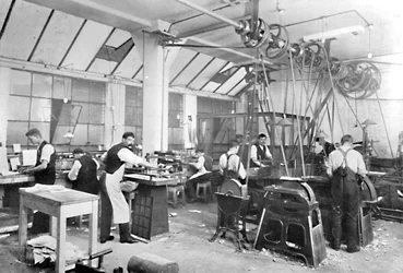 Dalziel Foundry Limited. - Sede di Earl Street. Finiture e impianti di finitura vari, 1909
