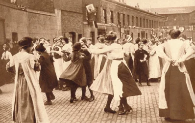 Danza celebra la fine della guerra, 1918