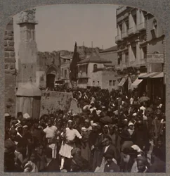 Via David, Gerusalemme, c1900
