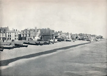 Deal - Vista lungo la spiaggia, 1895
