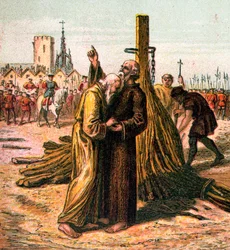 Morte di Ridley e Latimer, 1555, c1850