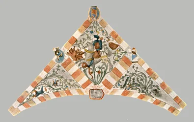 Decorazione nella chiesa di San Pietro, Bastogne, Belgio, 1928