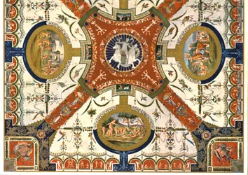 Decorazione nella Villa Madama, Roma, Italia, 1928