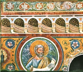 Decorazione nella chiesa di Santa Maria Maggiore, Roma, Italia