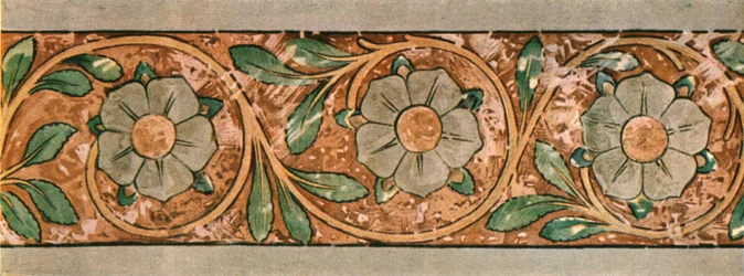 Decorazione nel chiostro della collegiata di Aschaffenburg, Baviera, Germania