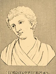 Demostene, 384-322 a.C., 1830