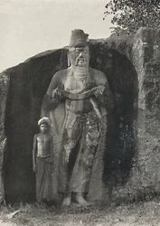 Secondo la tradizione, Statua di Parakrama Bahu I, il Grande 1164-1197 d.C., Pollonnaruwa, 192