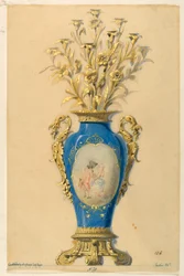 Progetto per un candelabro