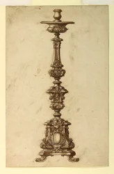 Progetto per un candelabro d