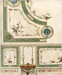Progetto per decorazione del soffitto, Italia, 1928