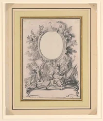 Progetto per la cornice del ritratto di Carlo III, re di Spagna