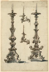 Disegni per candelabri e supporti per candele d