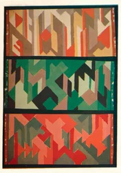 Designs for Rugs by the Allgauer Handwebeteppiche, c1928
