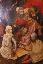 (dettaglio) Crocifissione, Francoforte, Germania Ovest, 1430