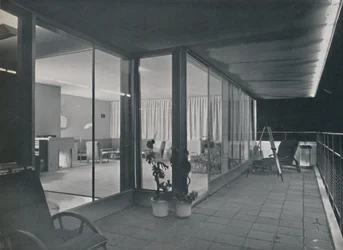 Dettagli della Casa a più piani di Richard J. Neutra, 1942