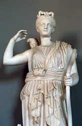 Diana, (dettaglio), dea della caccia, Museo Vaticano