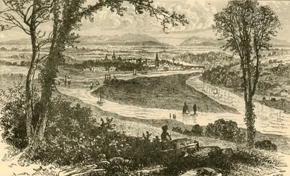 Vista lontana di Perth