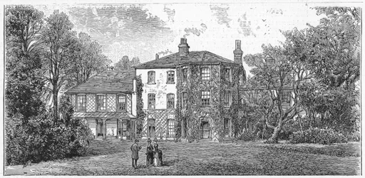 Down House, vicino a Beckenham, Kent, 1887