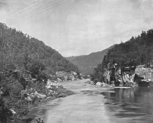 Gola del Drago, Nuovo Fiume, Virginia Occidentale, USA, c1900