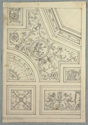 Disegno, Progetto per un soffitto, ca. 1800