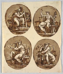 Disegno, Quattro ovali