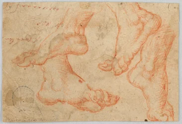 Disegno, Quattro Studi di un Piede