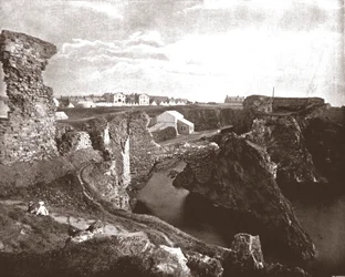 Castello di Dunbar, East Lothian, Scozia, 1894