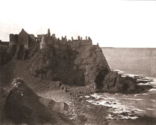 Castello di Dunluce, Contea di Antrim, Irlanda del Nord, 1894